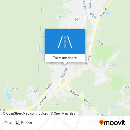 덕계1길 map