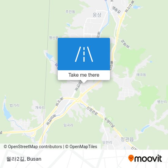 월라2길 map