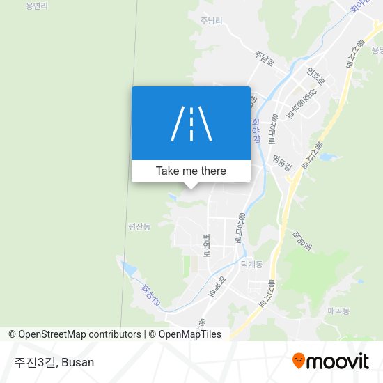 주진3길 map