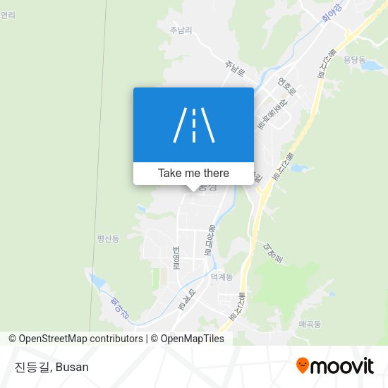 진등길 map