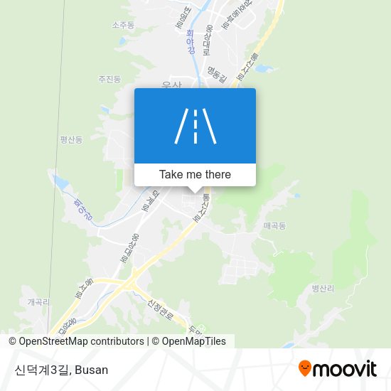 신덕계3길 map