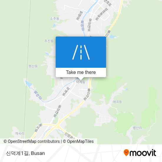 신덕계1길 map