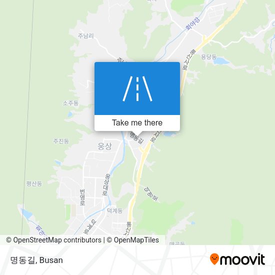 명동길 map