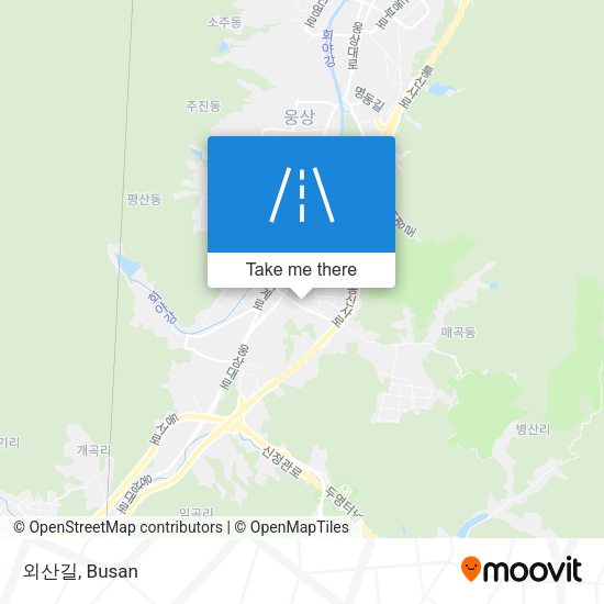 외산길 map