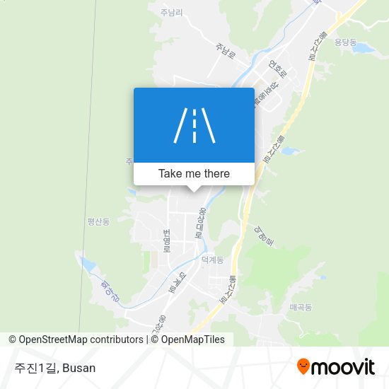 주진1길 map
