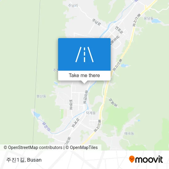주진1길 map