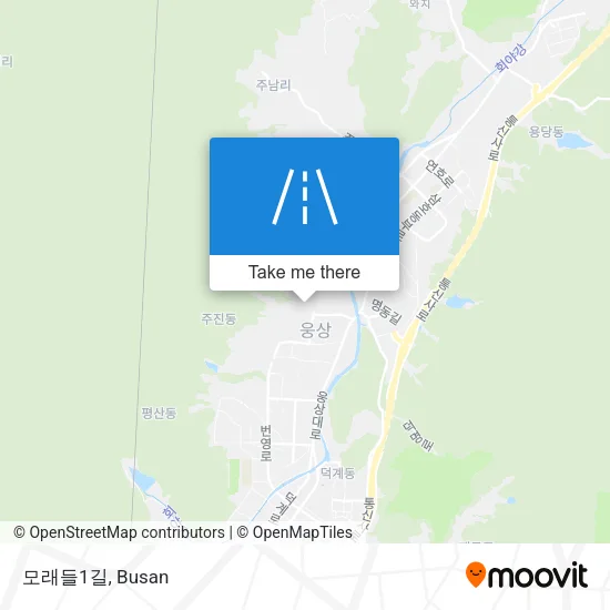 모래들1길 map
