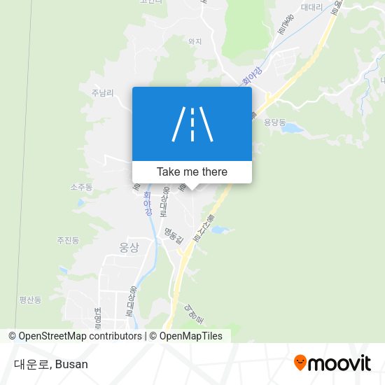 대운로 map
