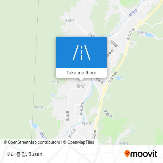 모래들길 map