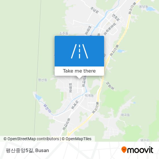 평산중앙5길 map