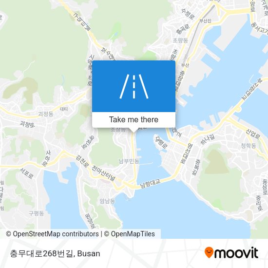 충무대로268번길 map