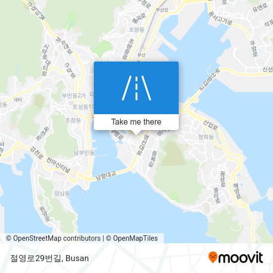 절영로29번길 map