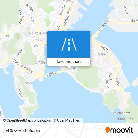 남항새싹길 map