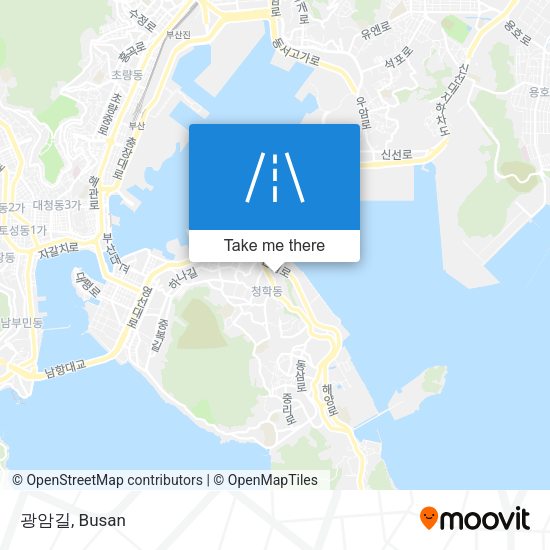 광암길 map
