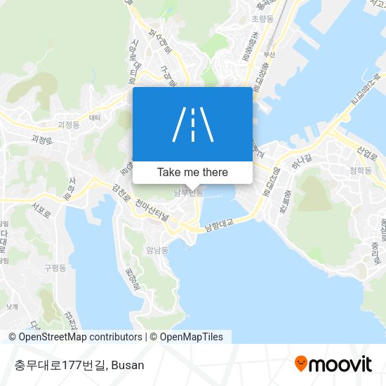 충무대로177번길 map