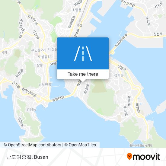 남도여중길 map