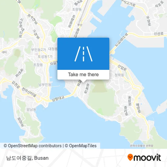 남도여중길 map