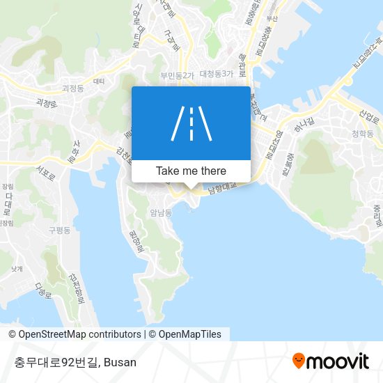 충무대로92번길 map