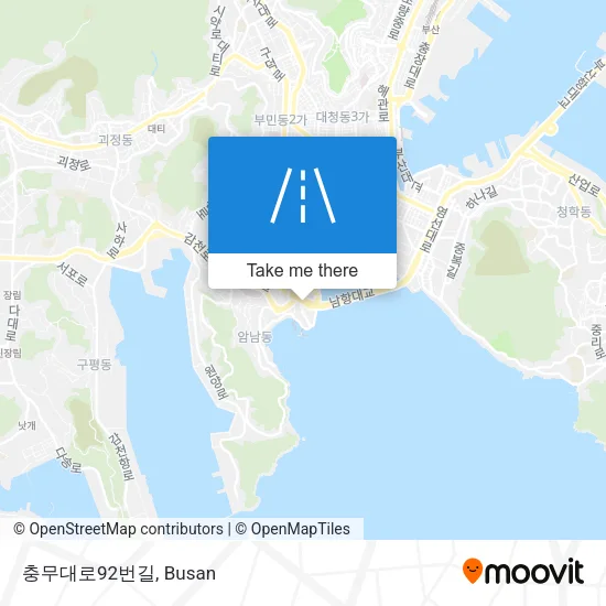 충무대로92번길 map