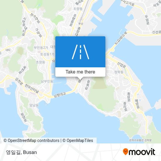 영일길 map