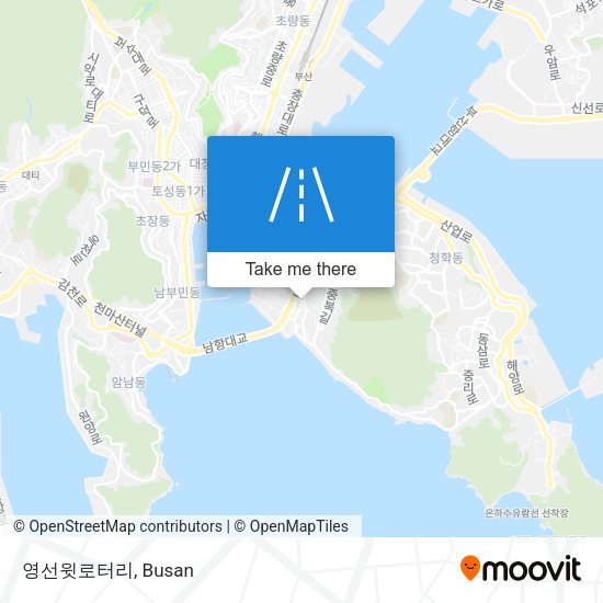 영선윗로터리 map