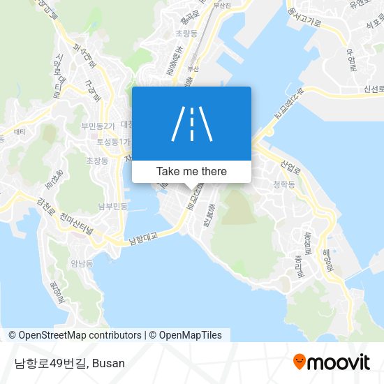 남항로49번길 map