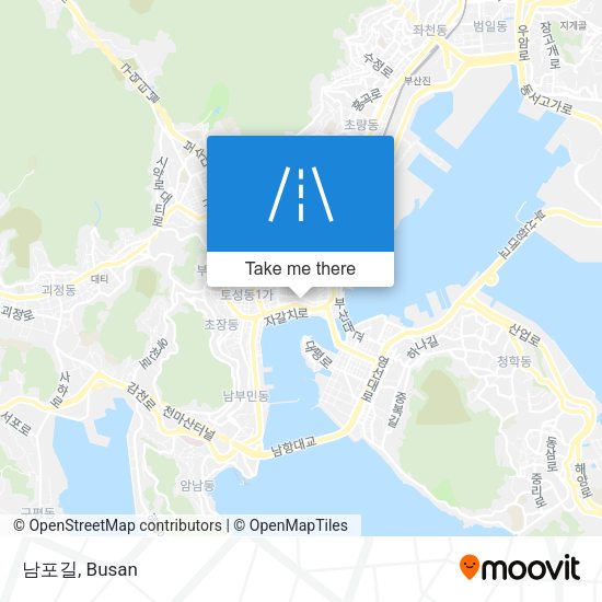 남포길 map