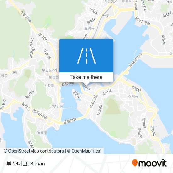 부산대교 map