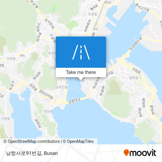 남항서로91번길 map