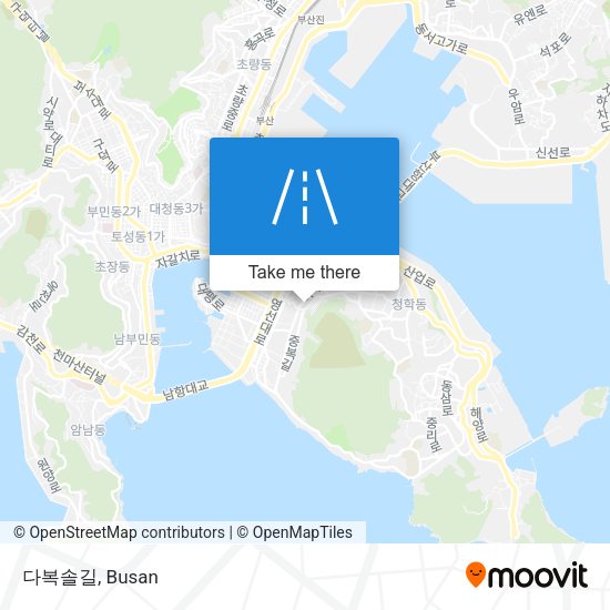다복솔길 map