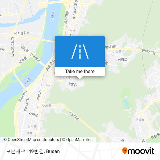 모분재로149번길 map