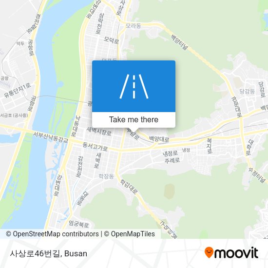사상로46번길 map