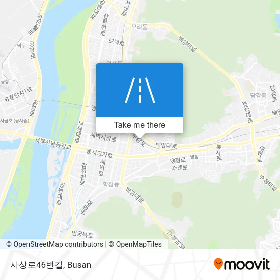 사상로46번길 map