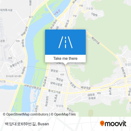 백양대로659번길 map