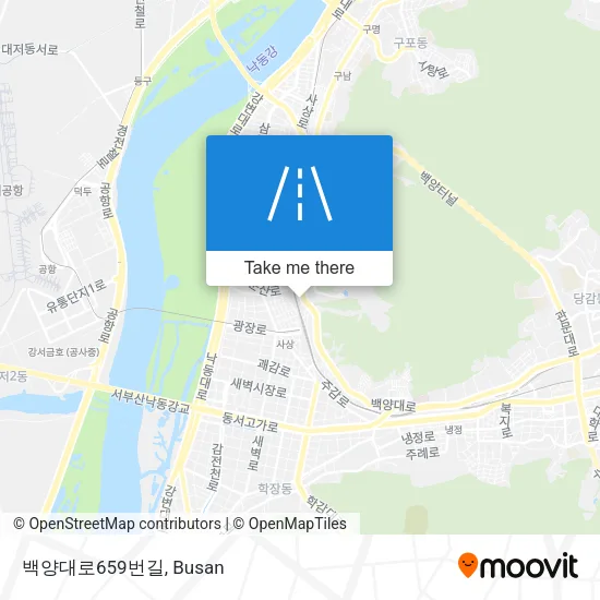 백양대로659번길 map