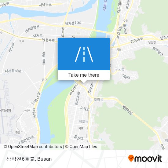 삼락천6호교 map