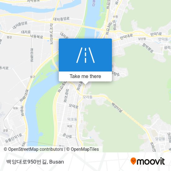백양대로950번길 map