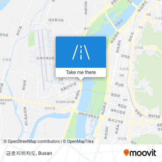 금호지하차도 map