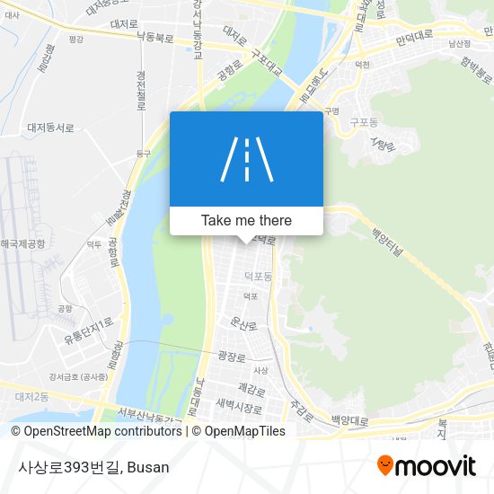 사상로393번길 map