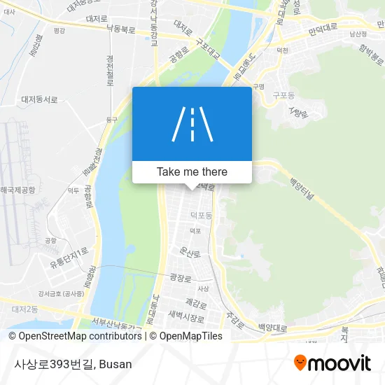 사상로393번길 map
