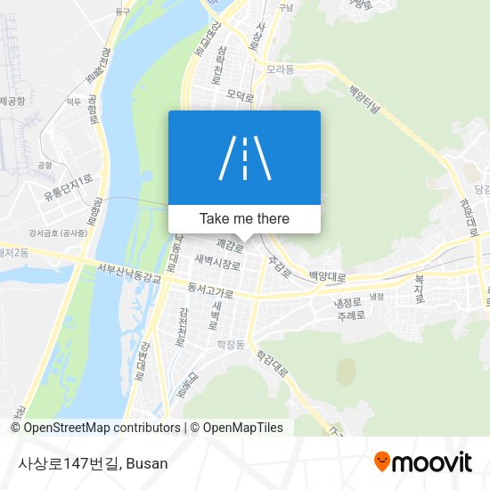 사상로147번길 map