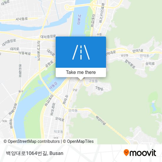 백양대로1064번길 map