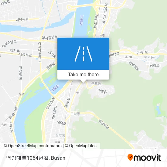 백양대로1064번길 map