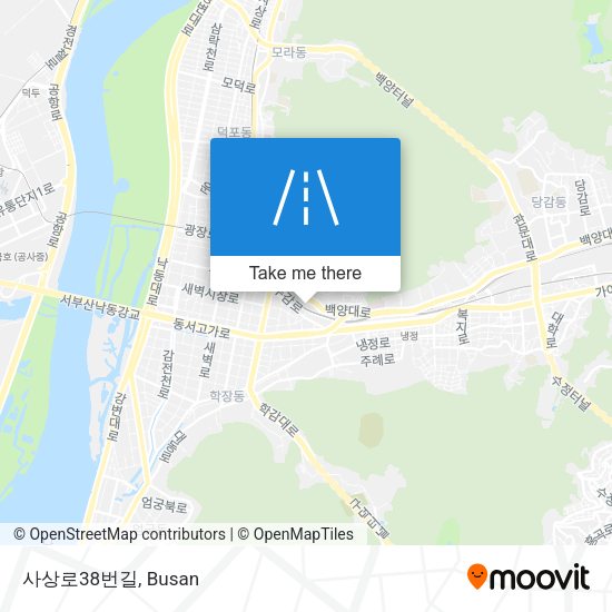 사상로38번길 map