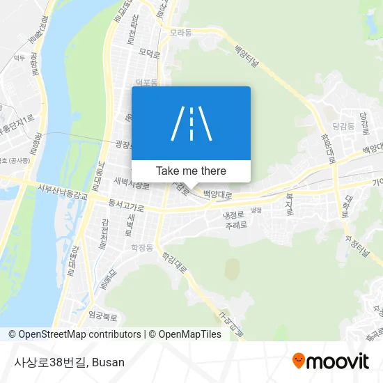 사상로38번길 map