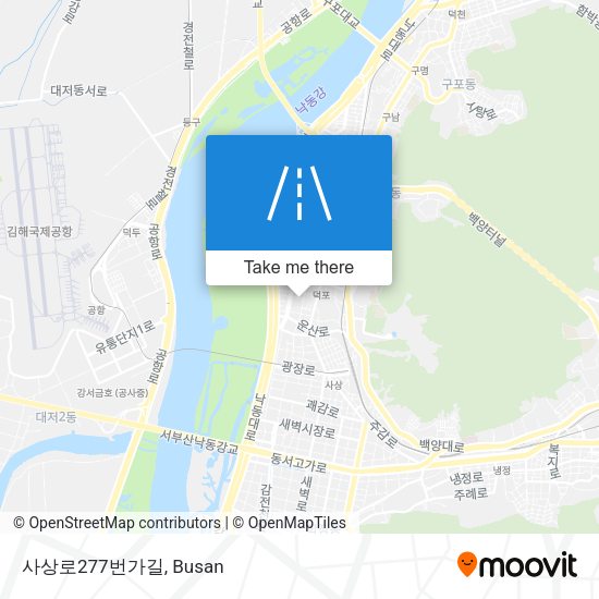 사상로277번가길 map