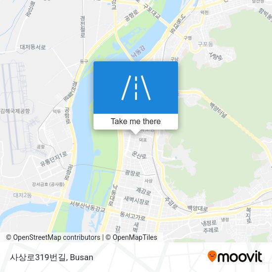 사상로319번길 map