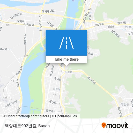 백양대로902번길 map