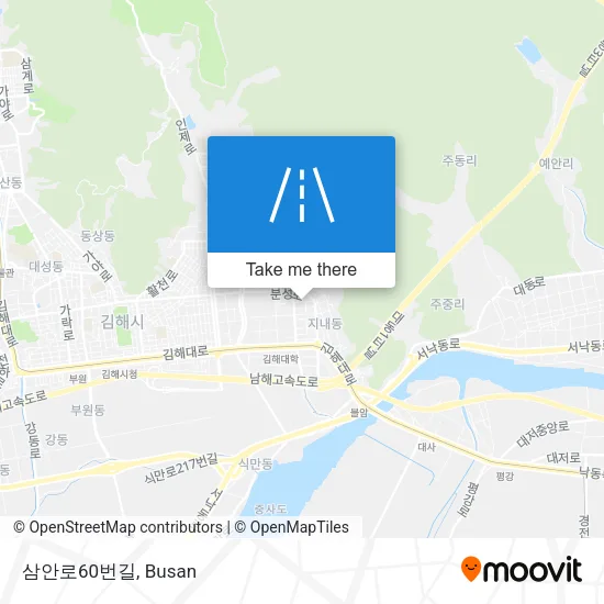삼안로60번길 map