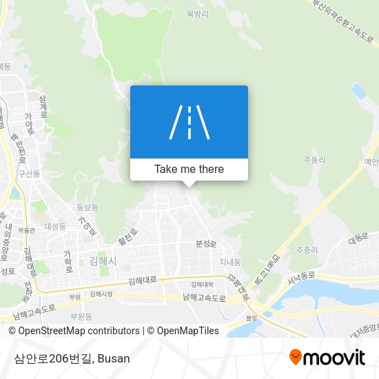 삼안로206번길 map